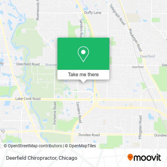 Mapa de Deerfield Chiropractor