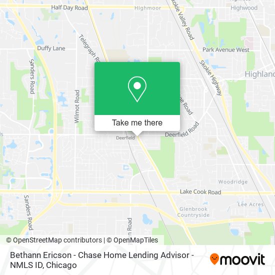 Bethann Ericson - Chase Home Lending Advisor - NMLS ID map