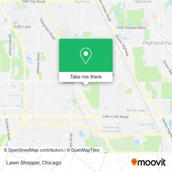 Lawn Shopper map