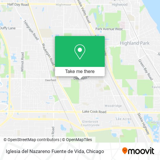 Iglesia del Nazareno Fuente de Vida map
