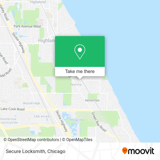 Secure Locksmith map