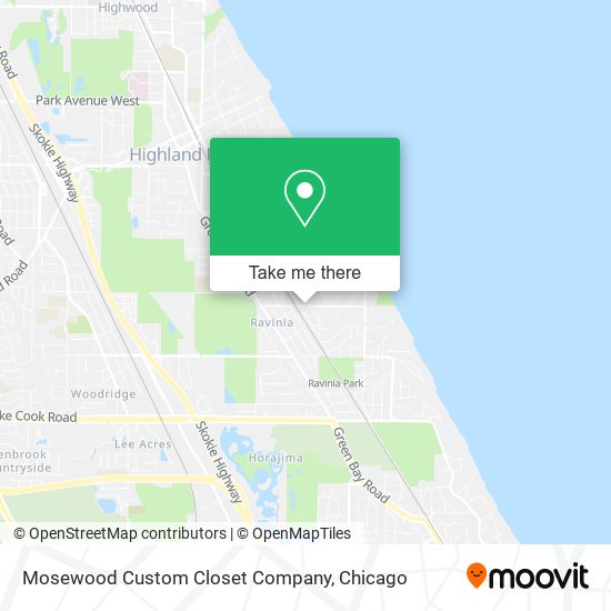 Mosewood Custom Closet Company map