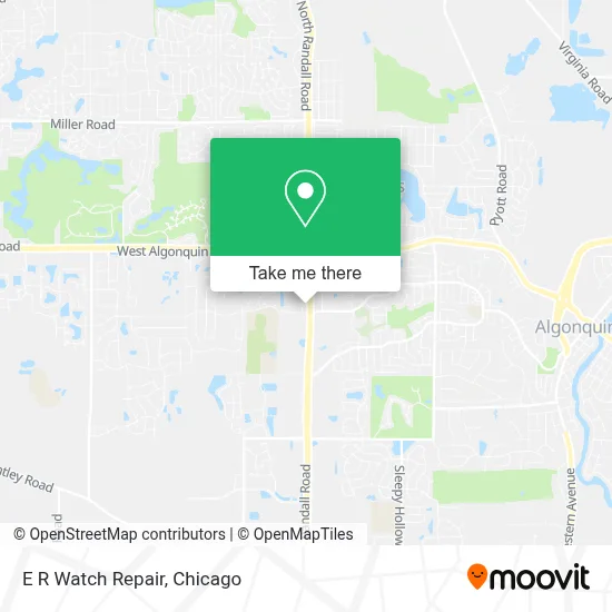 E R Watch Repair map