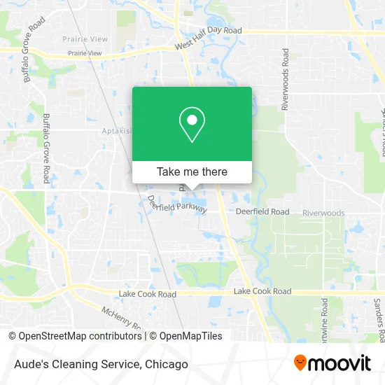 Aude's Cleaning Service map