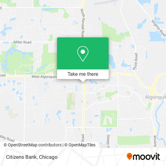 Mapa de Citizens Bank