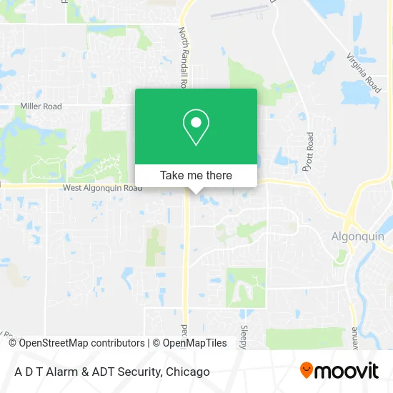 A D T Alarm & ADT Security map