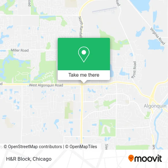 H&R Block map