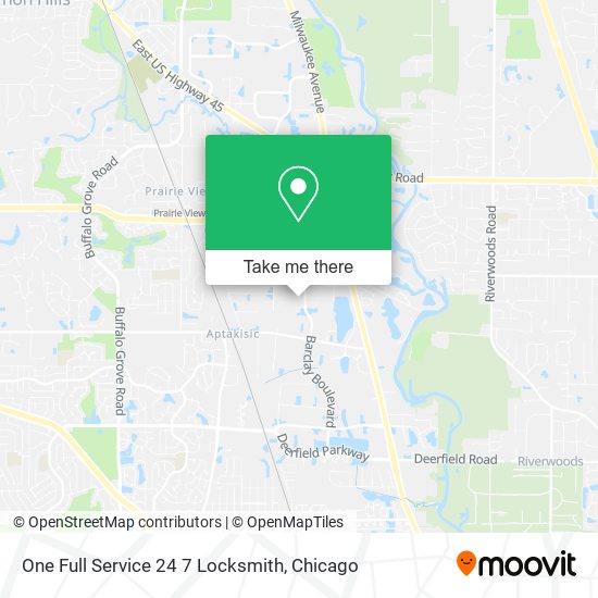 Mapa de One Full Service 24 7 Locksmith