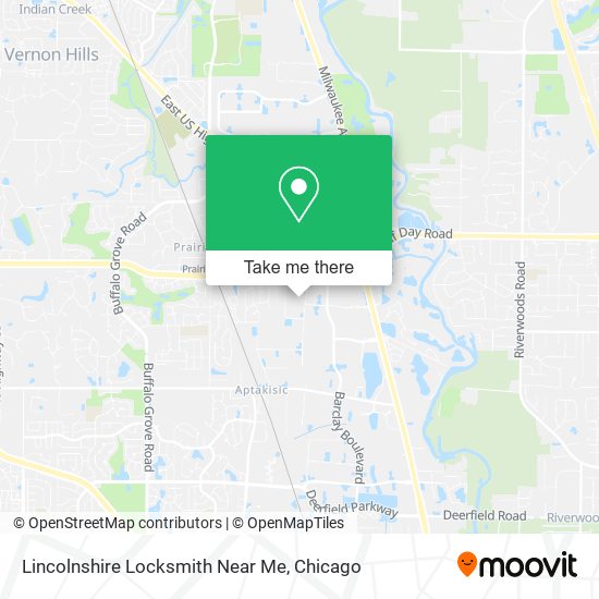 Mapa de Lincolnshire Locksmith Near Me