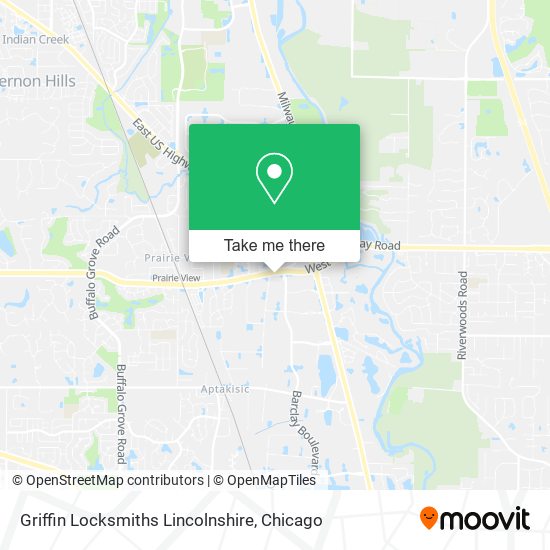 Mapa de Griffin Locksmiths Lincolnshire