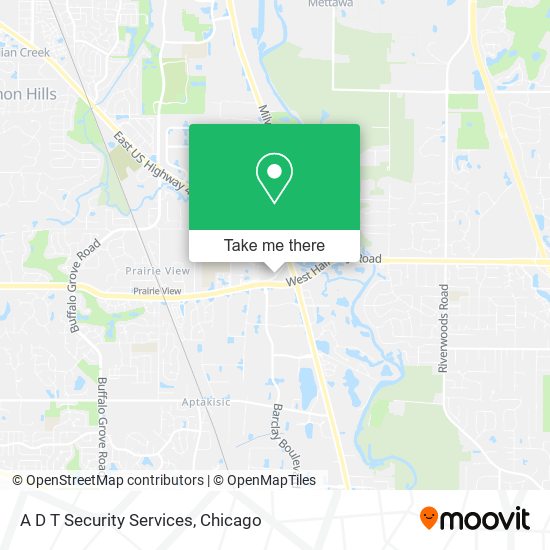 A D T Security Services map