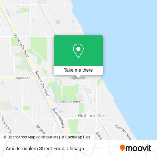 Ami Jerusalem Street Food map