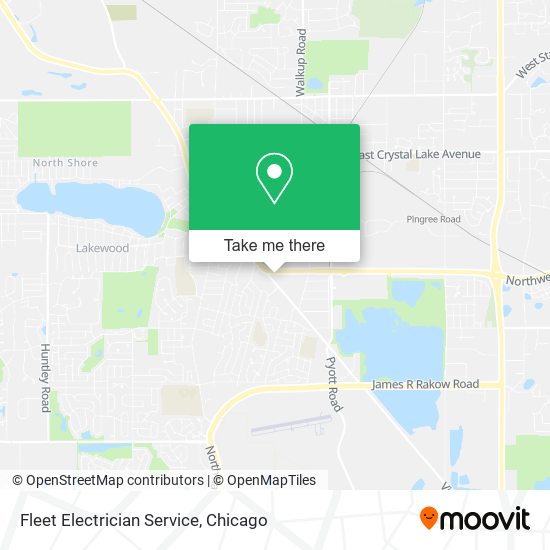 Fleet Electrician Service map