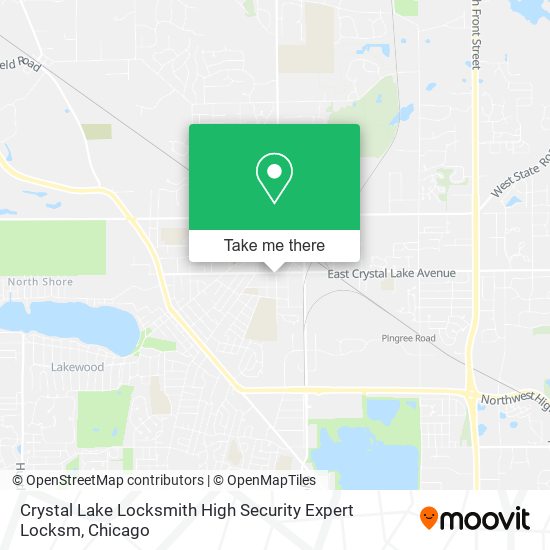 Mapa de Crystal Lake Locksmith High Security Expert Locksm
