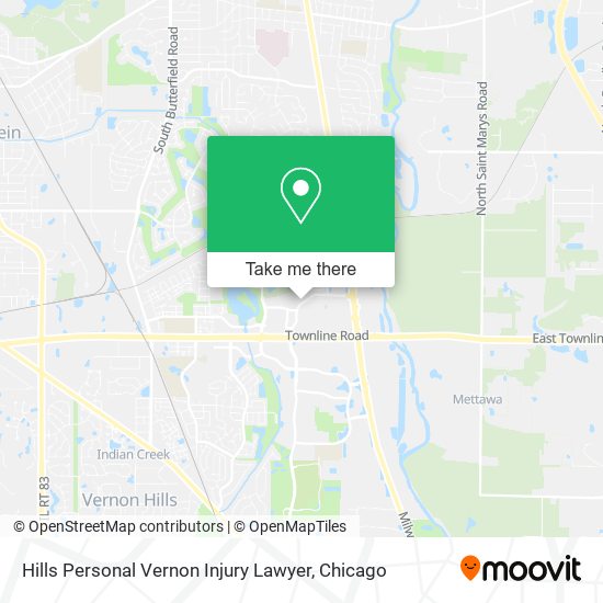 Hills Personal Vernon Injury Lawyer map