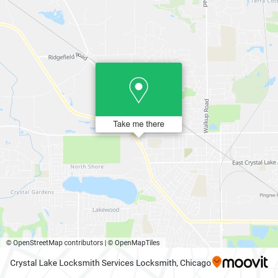 Crystal Lake Locksmith Services Locksmith map
