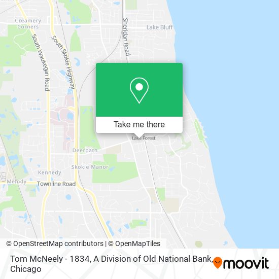 Tom McNeely - 1834, A Division of Old National Bank map