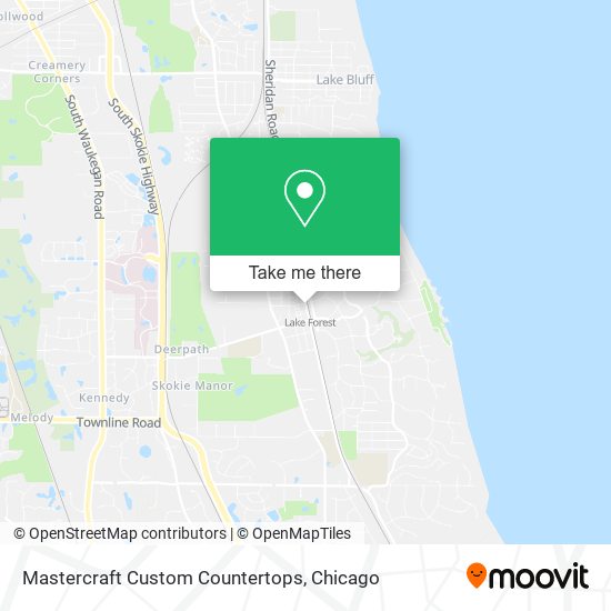 Mastercraft Custom Countertops map