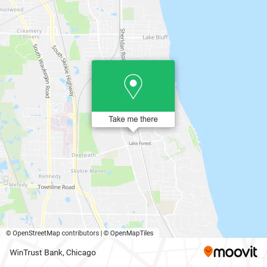 WinTrust Bank map