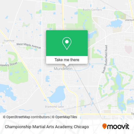 Championship Martial Arts Academy map