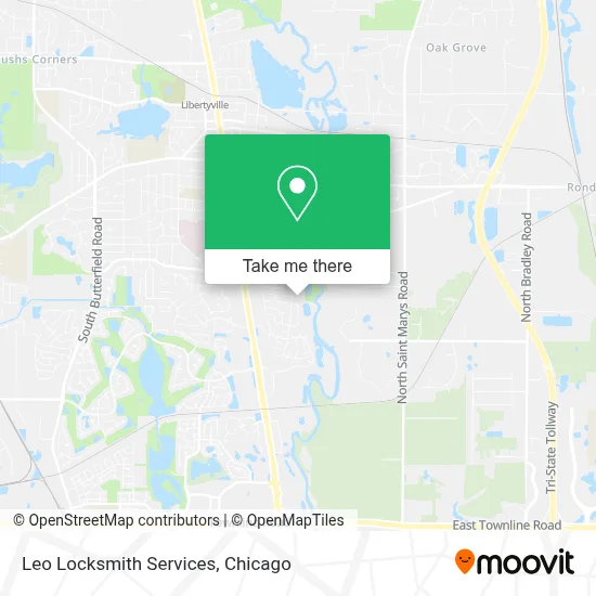Leo Locksmith Services map
