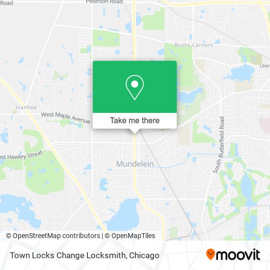 Mapa de Town Locks Change Locksmith