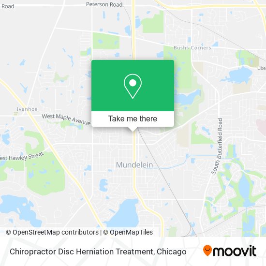 Chiropractor Disc Herniation Treatment map