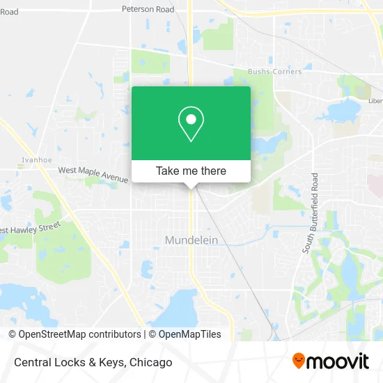 Central Locks & Keys map