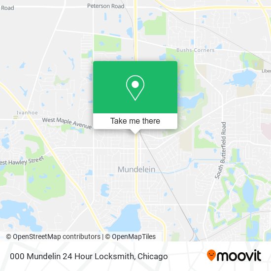 Mapa de 000 Mundelin 24 Hour Locksmith
