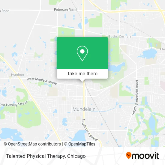 Talented Physical Therapy map