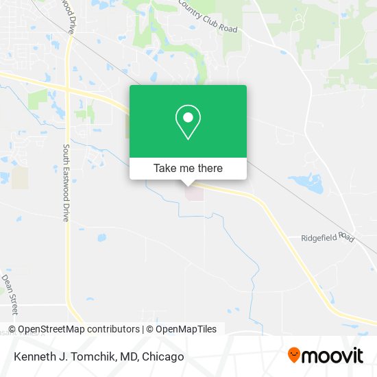 Mapa de Kenneth J. Tomchik, MD