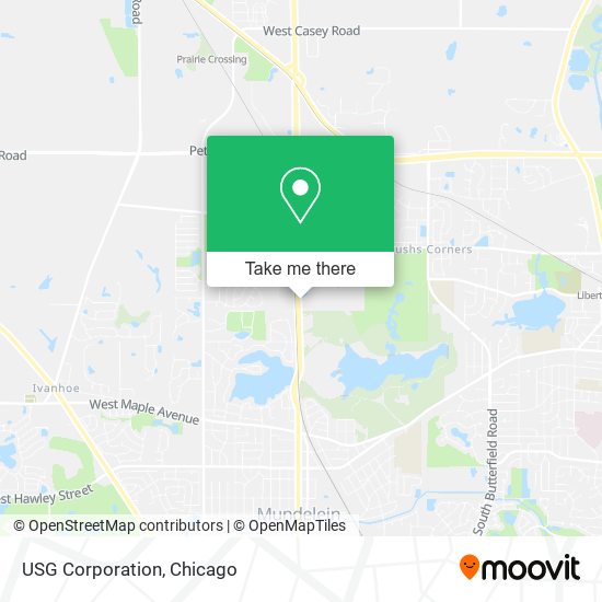 USG Corporation map