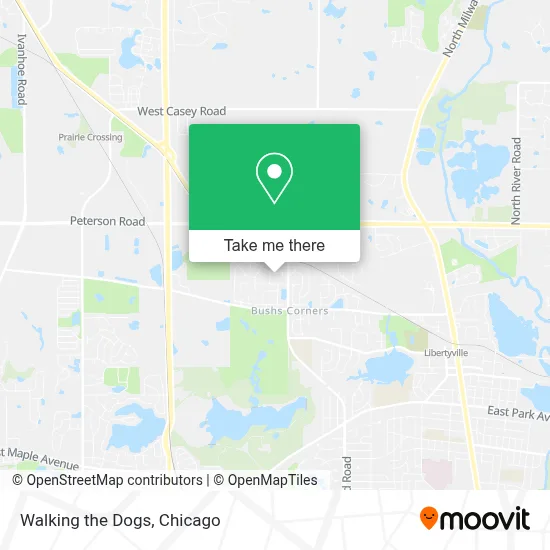 Walking the Dogs map