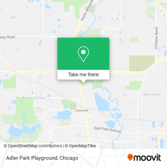 Adler Park Playground map