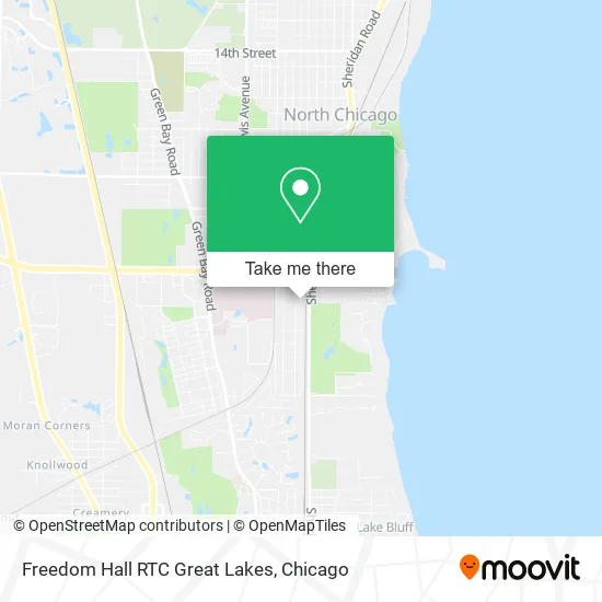Mapa de Freedom Hall RTC Great Lakes