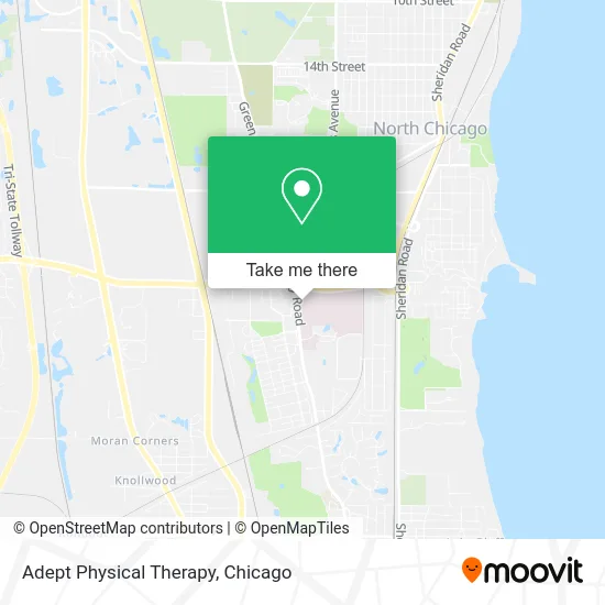 Adept Physical Therapy map