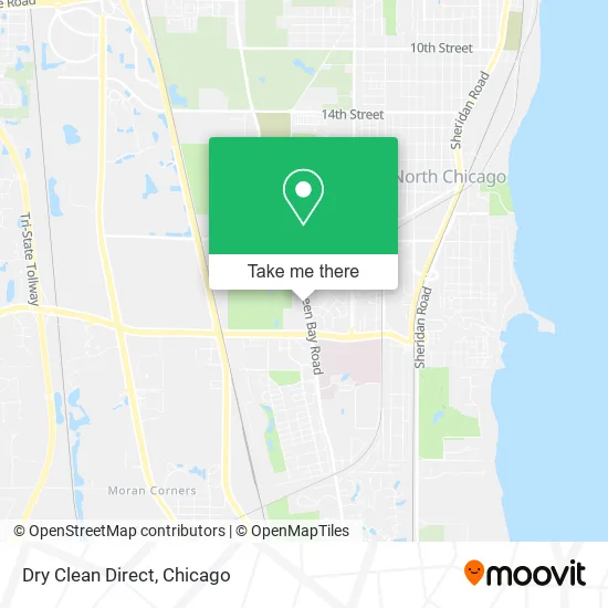 Mapa de Dry Clean Direct