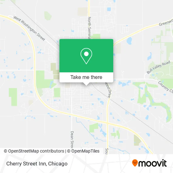 Mapa de Cherry Street Inn