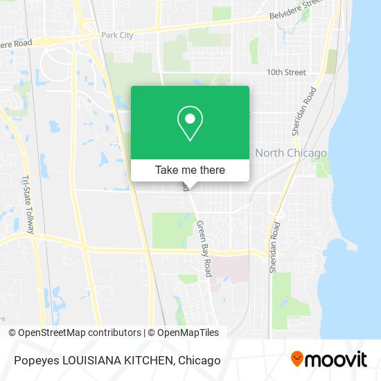 Popeyes LOUISIANA KITCHEN map