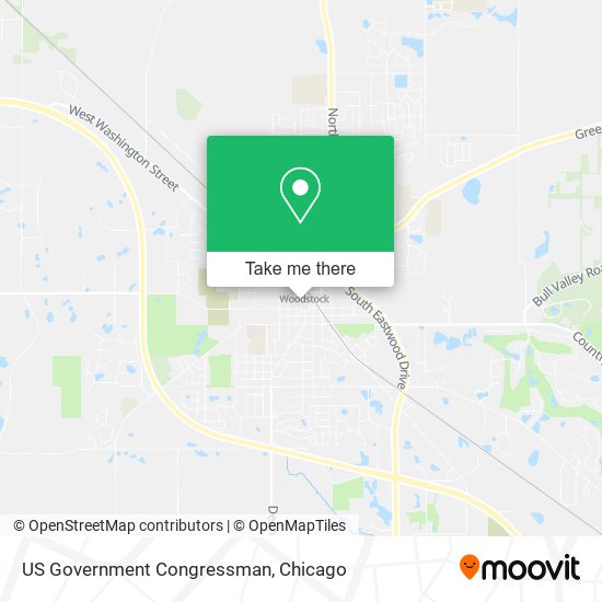 US Government Congressman map