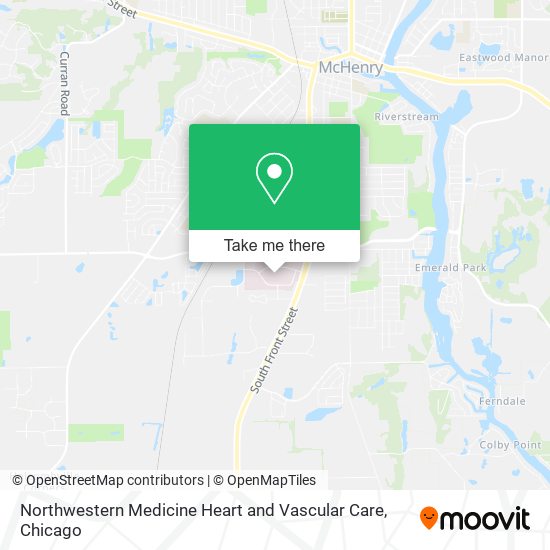 Northwestern Medicine Heart and Vascular Care map