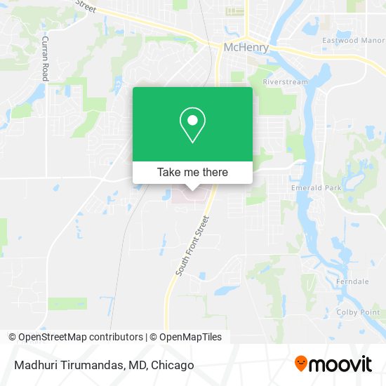 Mapa de Madhuri Tirumandas, MD