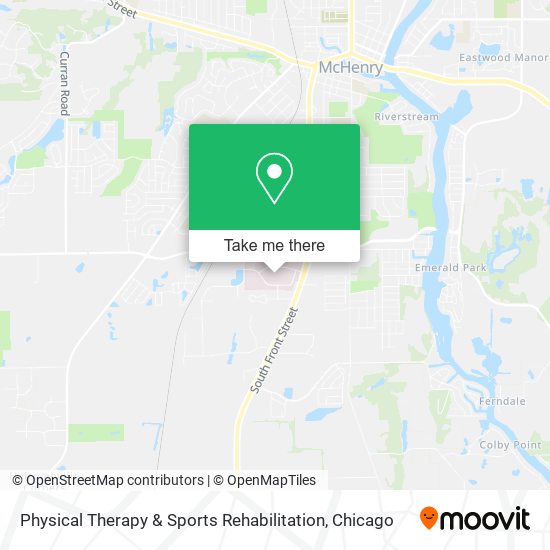 Physical Therapy & Sports Rehabilitation map