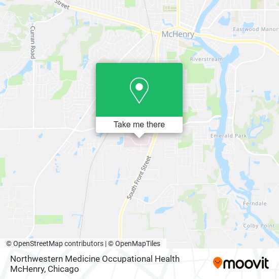 Northwestern Medicine Occupational Health McHenry map