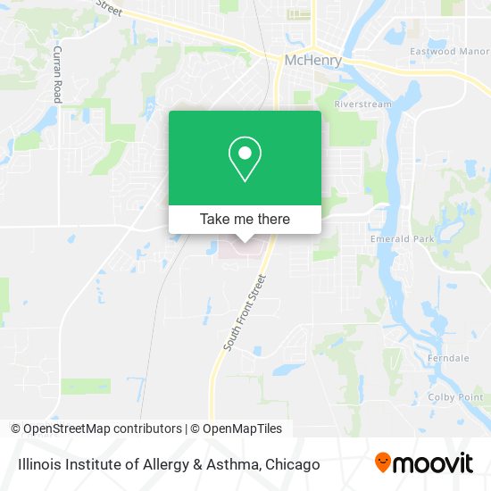 Illinois Institute of Allergy & Asthma map