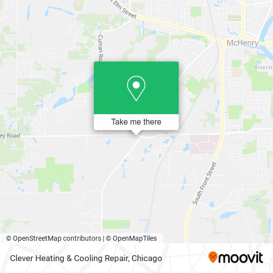 Clever Heating & Cooling Repair map