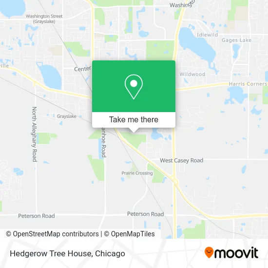 Hedgerow Tree House map