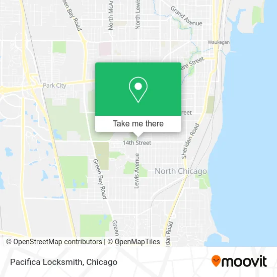 Pacifica Locksmith map