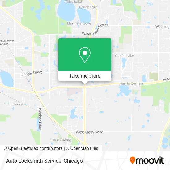 Auto Locksmith Service map
