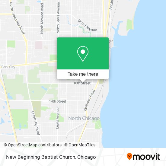 New Beginning Baptist Church map